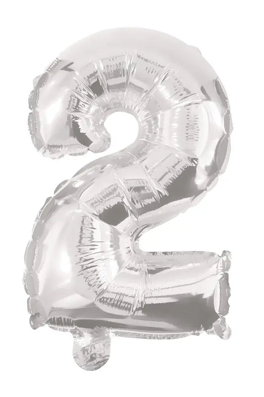 85 cm Silver Foil Balloon No. 2