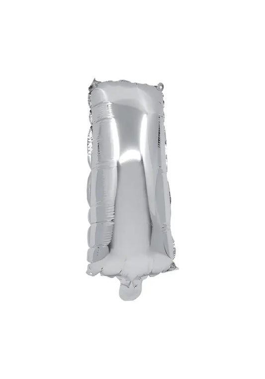Silver Foil Balloon Letter I
