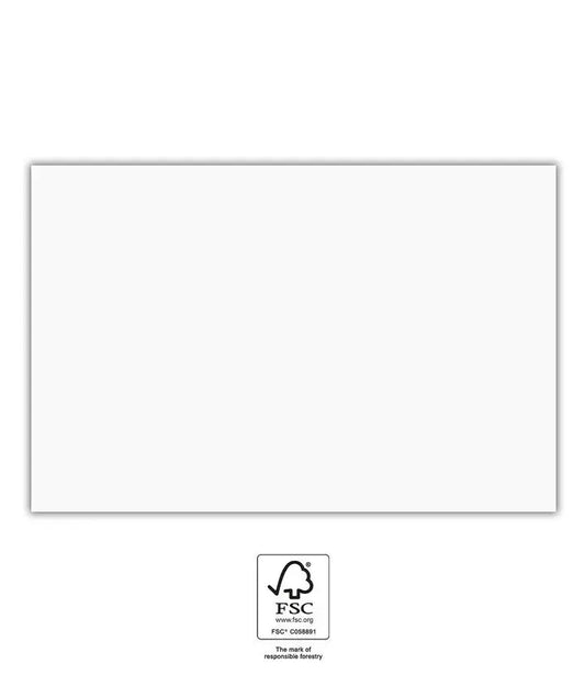 FSC White Paper Tablecover 120X180cm
