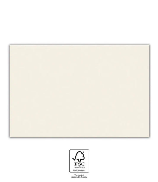 FSC Cream Paper Tablecover 120X180cm