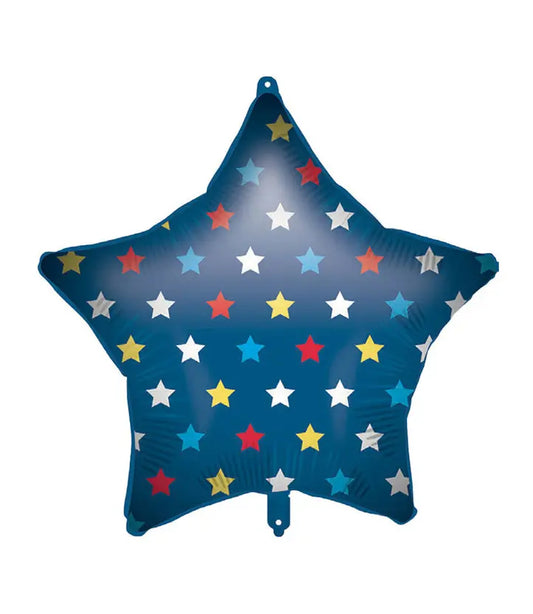 "Blue Star" Foil Balloon 46 cm