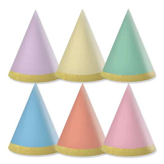 Unicolor Mini Hats in Pastel Colors