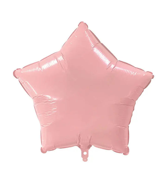 Pink Pastel Star Foil Balloon 46cm