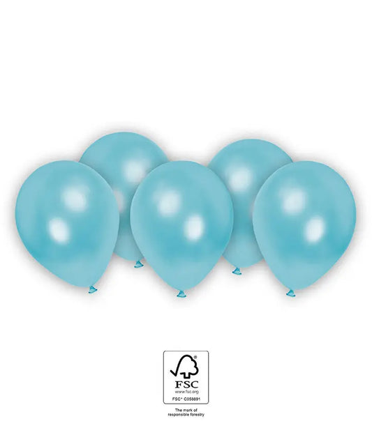 Metallic Pastel Balloons Blue