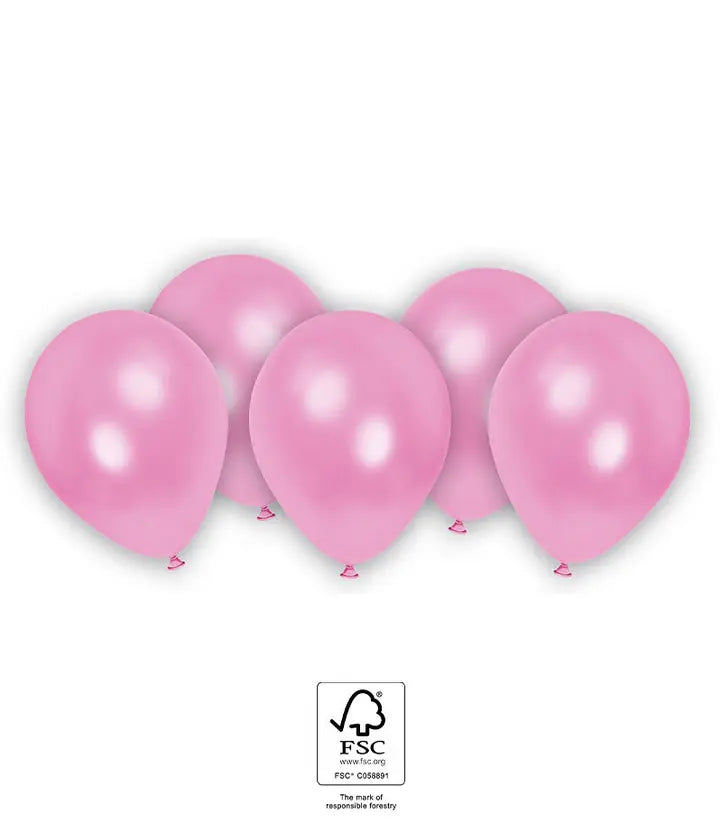 Metallic Pastel Balloons Pink
