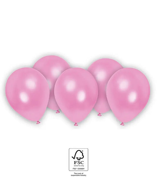 Metallic Pastel Balloons Pink