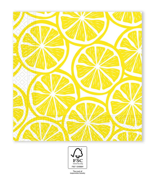 Lemon Slices-33x33cm