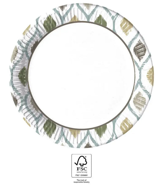 Boho Cells FSC Paper Plates Next Generation Large 23cm
