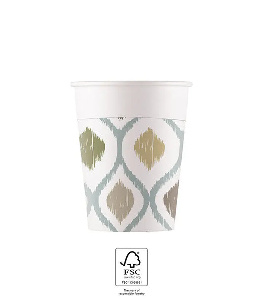 Boho Cells FSC Paper Cups 200ml
