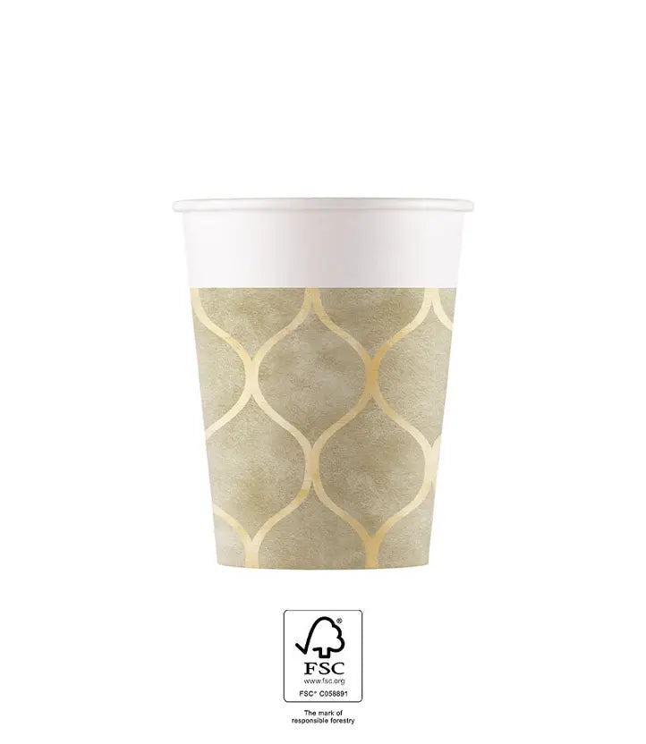 Arabic Cells FSC Paper Cups 200ml