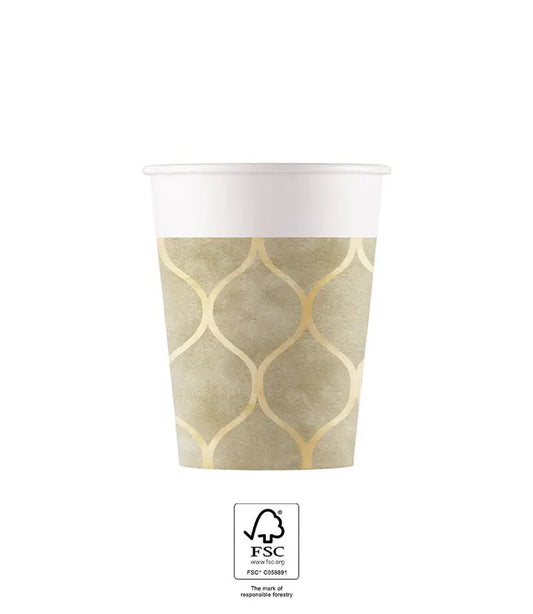 Arabic Cells FSC Paper Cups 200ml
