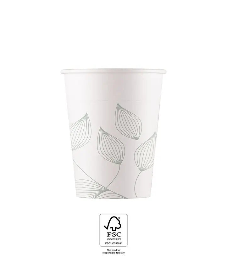 Leaves FSC Paper Cups 200ml