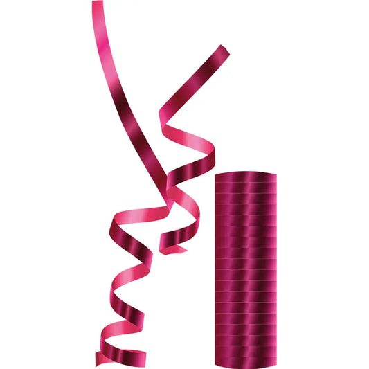 Metallic Fuchsia Streamers